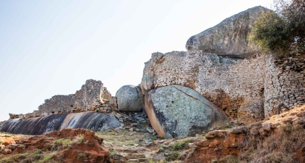 Stone wall at Great Zimbabwe