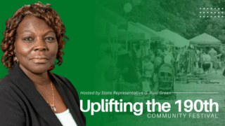 photo of representative Roni Green promoting event