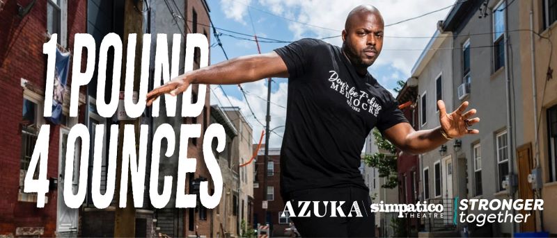 promotional image for 1 pound 4 ounces with photograph of performer Khalil Munir