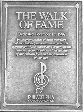 Philadelphia Music Alliance Walk of Fame