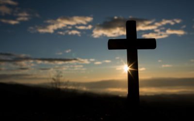 silhouette-catholic-cross-sunrise