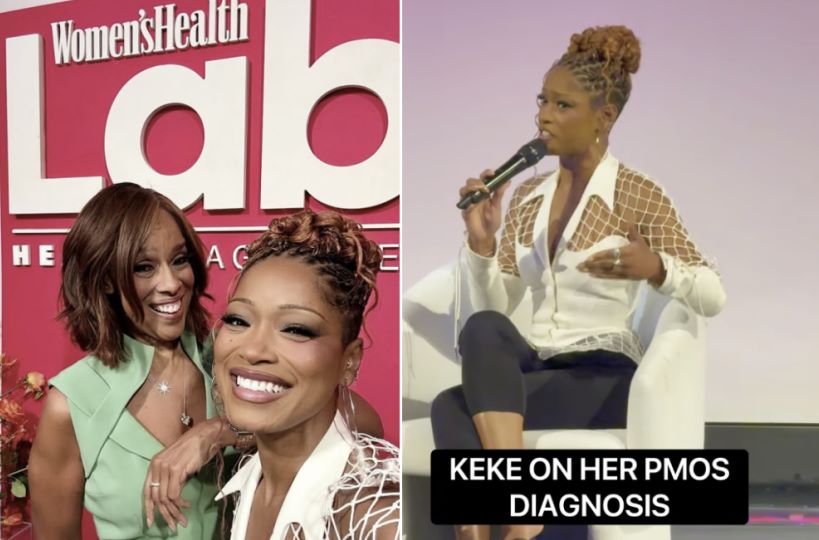 Keke Palmer speaking on stage