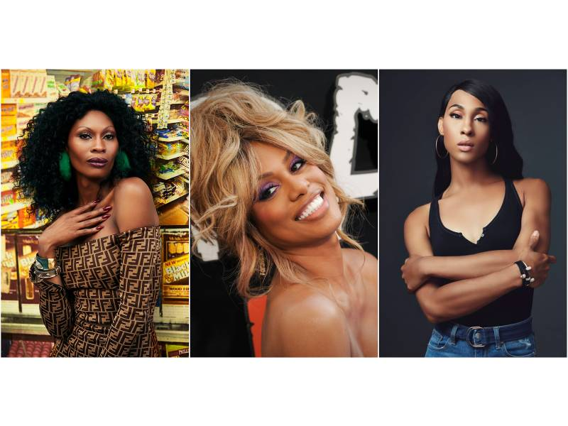 Collage of Black Transgender actresses