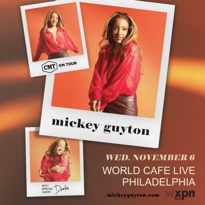 Mickey Guyton polaroid-type photographs promo image