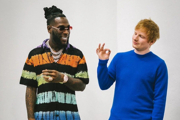 Burna Boy and Ed Sheeran