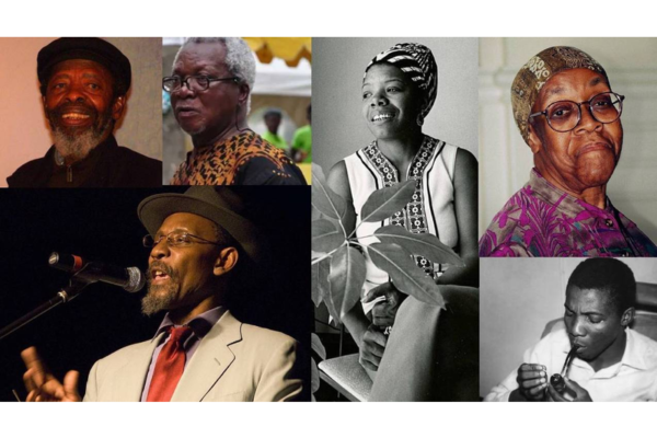 Collage of Black poets throughout history