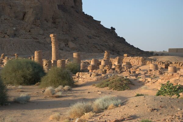 temple of Amon in the Sudan desert