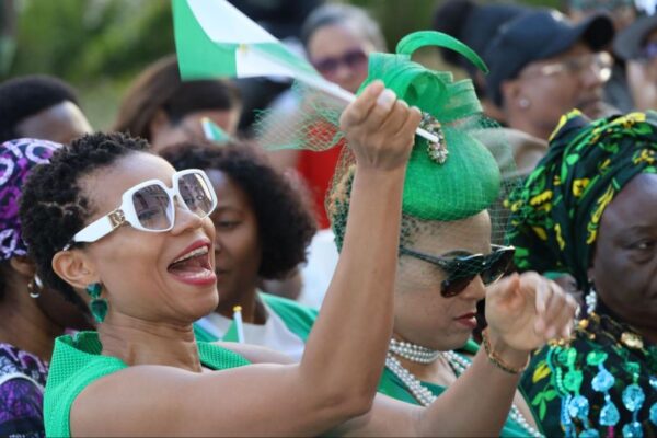 attendees of the event in formal Nigerian traditional attire
