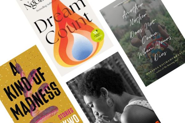 collage image of the four featured books written by African Black authors