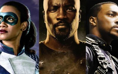 Iris West-Allen, Luke Cage, and Sam Wilson