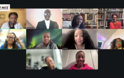 Zoom meeting of all the participating members of the oral history project