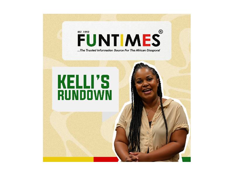 photo of Kelli Blake, with the headline "Kelli's Rundown", and the FunTimes Magazine logo and branding